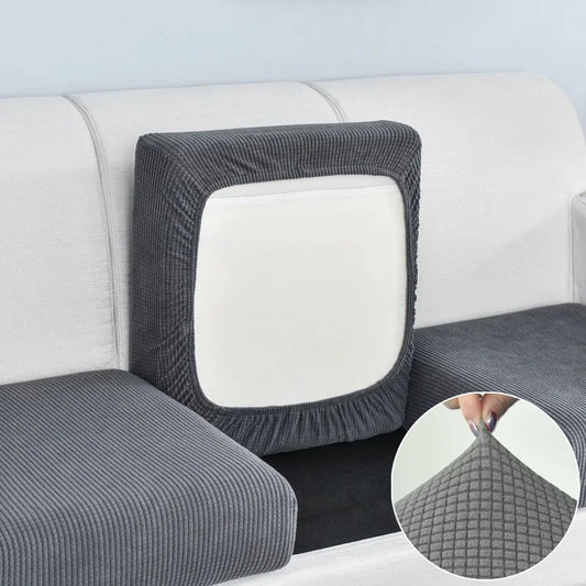 HousseEase™ Gris Foncé: La Solution Parfaite pour Protéger et Embellir vos Coussins de Canapé