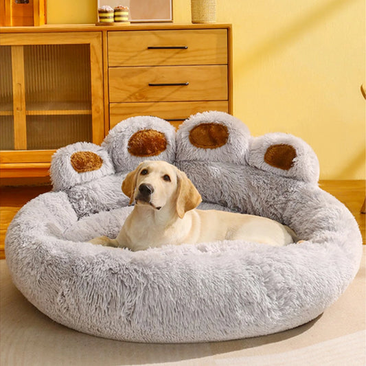 Panier pour chien - Niché plus™Gris Clair : Le Confort Ultime pour Votre Compagnon à Quatre Pattes