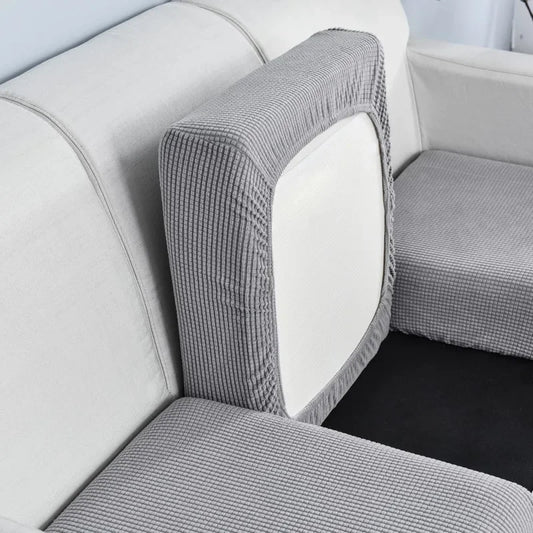 HousseEase™Gris clair : La Solution Parfaite pour Protéger et Embellir vos Coussins de Canapé