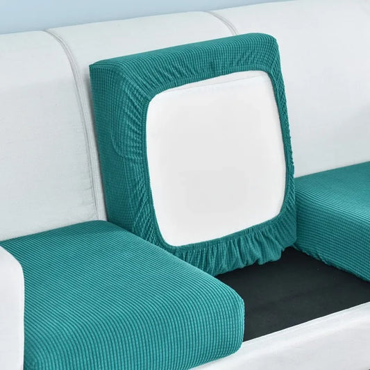 HousseEase™Turquoise : La Solution Parfaite pour Protéger et Embellir vos Coussins de Canapé