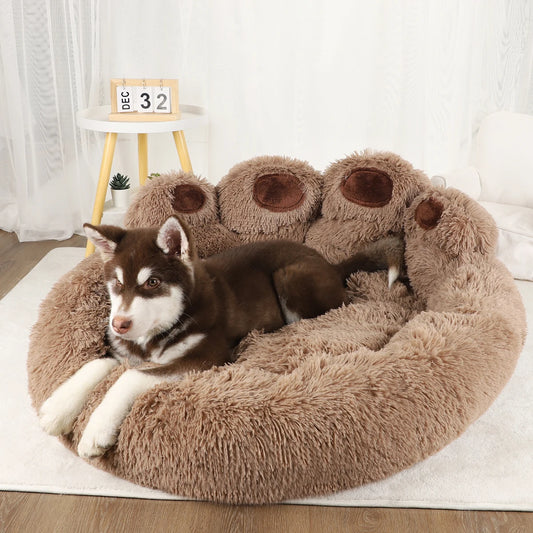 Panier pour chien - Niché plus™ Marron Café: Le Confort Ultime pour Votre Compagnon à Quatre Pattes