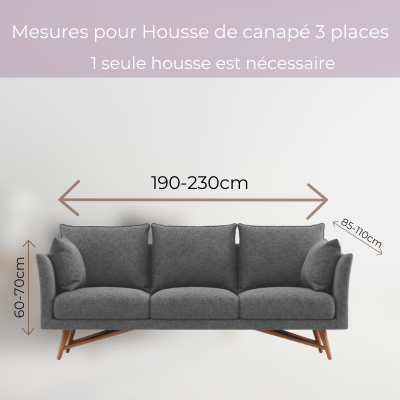 Housse de canapé d'angle : LoungeProtec™ - Blanc&Vert