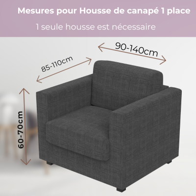 Housse de canapé d'angle : LoungeProtec™ - Blanc&Vert