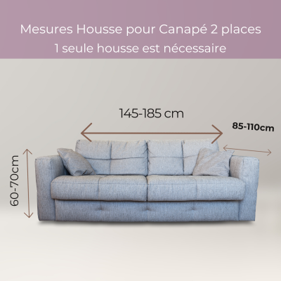 Housse de canapé d'angle : LoungeProtec™ - Blanc&Vert