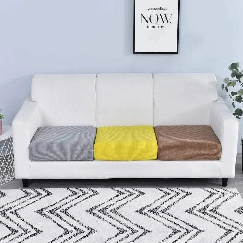 HousseEase™ Gris Foncé: La Solution Parfaite pour Protéger et Embellir vos Coussins de Canapé - Housse de canapé