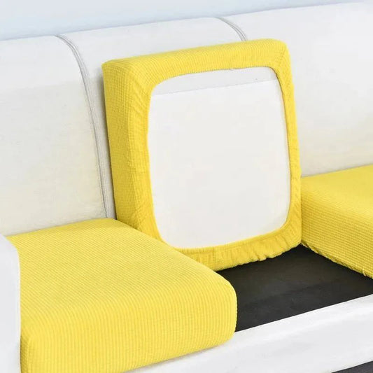 HousseEase™ Jaune Citron : La Solution Parfaite pour Protéger et Embellir vos Coussins de Canapé - Housse de canapé