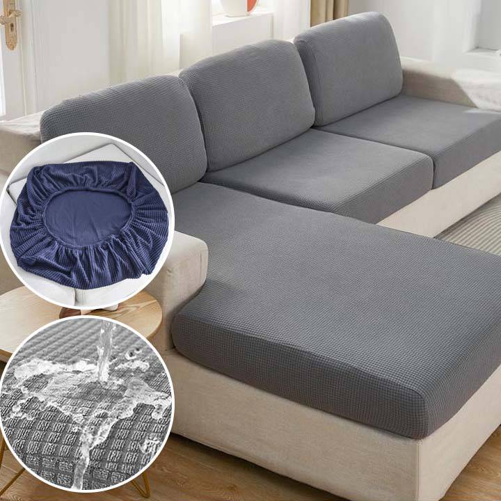 HousseEase™Beige : La Solution Parfaite pour Protéger et Embellir vos Coussins de Canapé - Housse de canapé