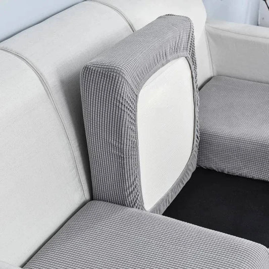 HousseEase™Gris clair : La Solution Parfaite pour Protéger et Embellir vos Coussins de Canapé - Housse de canapé