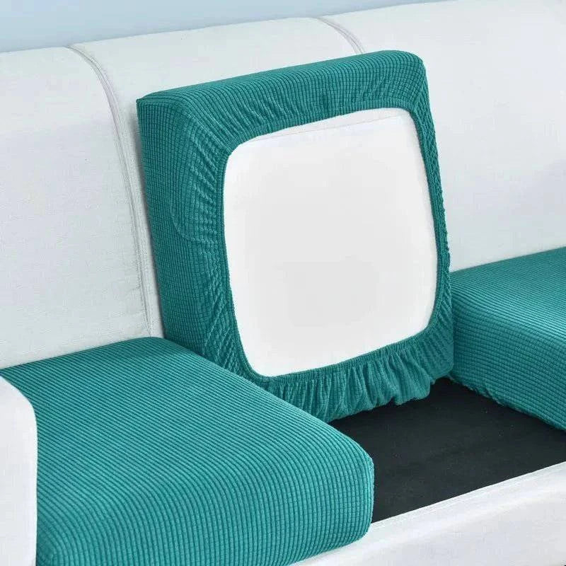 HousseEase™Turquoise : La Solution Parfaite pour Protéger et Embellir vos Coussins de Canapé - Housse de canapé