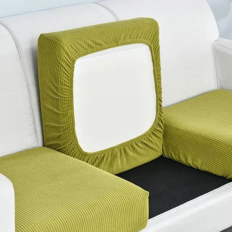 HousseEase™Vert : La Solution Parfaite pour Protéger et Embellir vos Coussins de Canapé - Housse de canapé